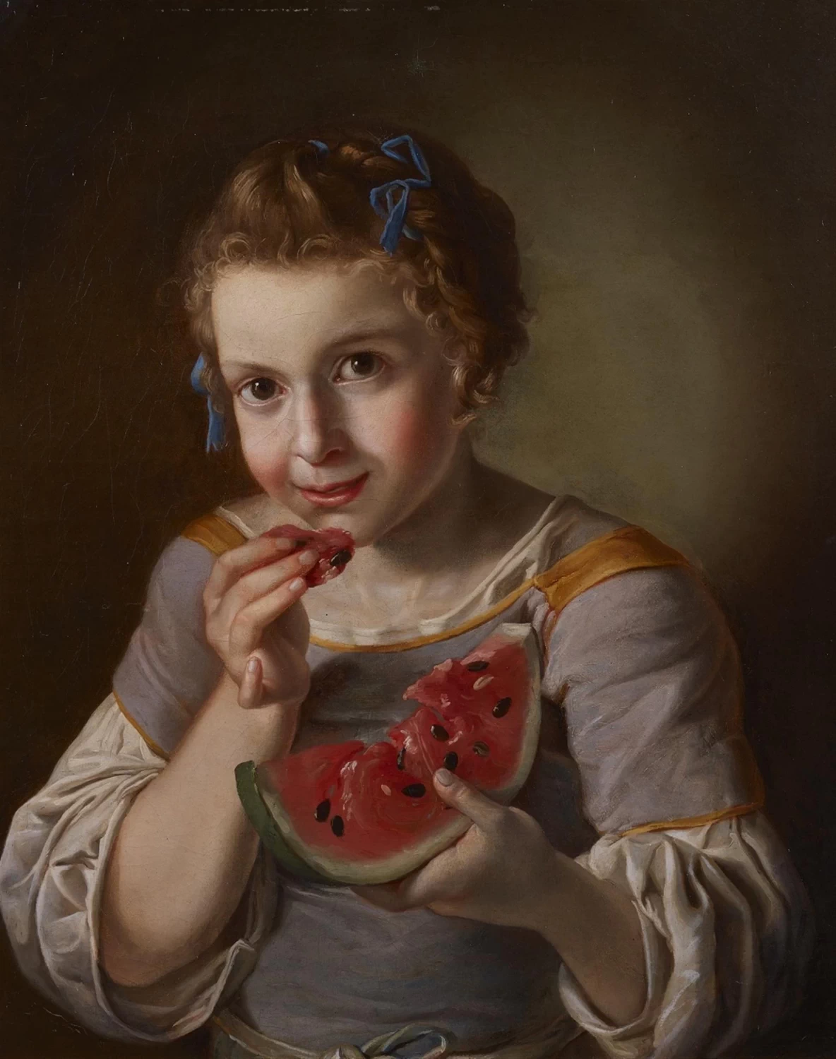 Giacomo Ceruti, il Pitocchetto - 142, Bambina con melone